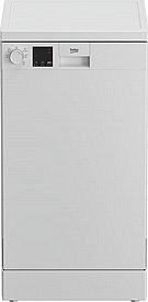 מדיח כלים צר עומד 45 ס''מ 10 מערכות כלים 5 תוכניות Beko DVS05026W - צבע לבן מדיח כלים צר עומד 45 ס''מ 10 מערכות כלים 5 תוכניות Beko DVS05026W - צבע לבן