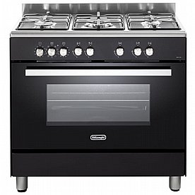 תנור אפיה משולב כיריים 5 להבות 90 ס”מ DeLonghi דלונגי DEMA965-IL שחור תנור אפיה משולב כיריים 5 להבות 90 ס”מ DeLonghi דלונגי DEMA965-IL שחור
