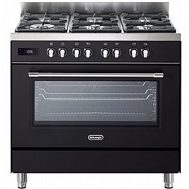 תנור אפיה משולב כיריים 6 להבות 90 ס”מ DeLonghi דלונגי PRO966MA-IL שחור תנור אפיה משולב כיריים 6 להבות 90 ס”מ DeLonghi דלונגי PRO966MA-IL שחור