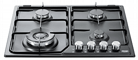 כיריים גז 4 להבות DeLonghi דלונגי NDG70AN שחור פחם כיריים גז 4 להבות DeLonghi דלונגי NDG70AN שחור פחם