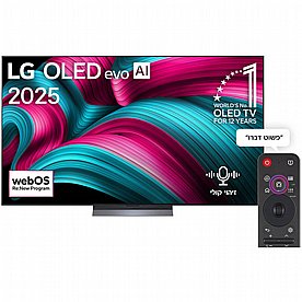 טלוויזיה חכמה 65" 4K OLED LG OLED65C56LA טלוויזיה חכמה 65" 4K OLED LG OLED65C56LA