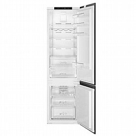מקרר מקפיא תחתון אינטגרלי SMEG סמאג דגם C8194TN2P מקרר מקפיא תחתון אינטגרלי SMEG סמאג דגם C8194TN2P