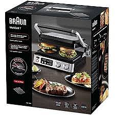 טוסטר גריל לחיצה BRAUN בראון דגם CG7020 טוסטר גריל לחיצה BRAUN בראון דגם CG7020