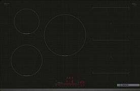 כיריים אינדוקציה 5 איזורי בישול Bosch בוש CombiZone PVW831HB1E כיריים אינדוקציה 5 איזורי בישול Bosch בוש CombiZone PVW831HB1E