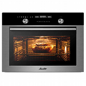 תנור בנוי משולב מיקרו Sauter CUISINE 6071S סאוטר נירוסטה תנור בנוי משולב מיקרו Sauter CUISINE 6071S סאוטר נירוסטה